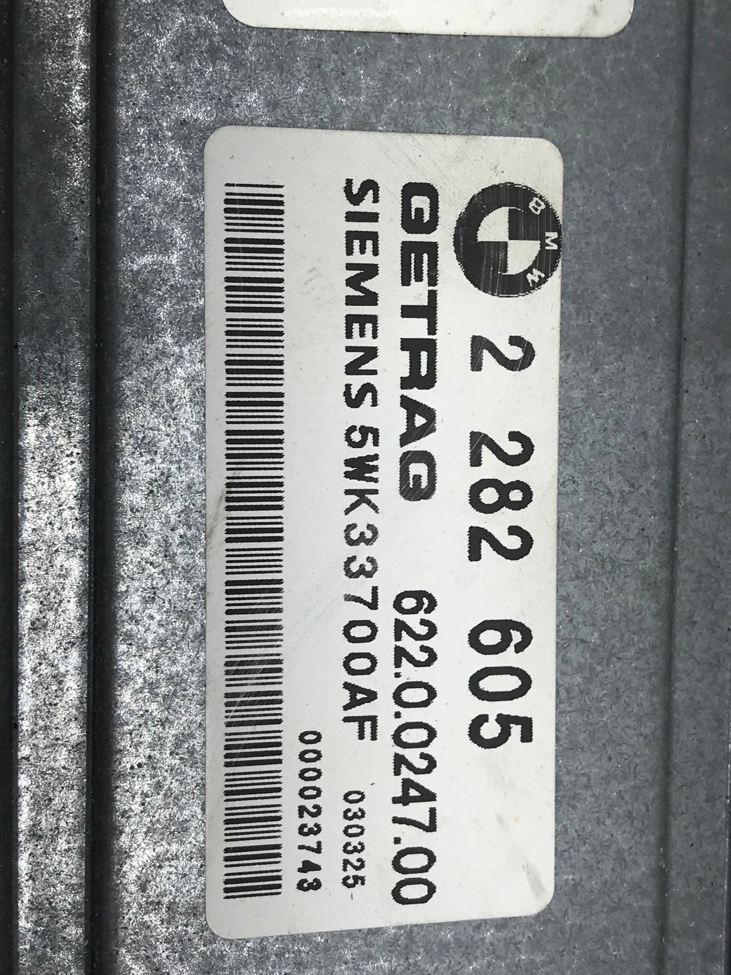 E46 SEQUENTIAL MANUAL GEARBOX CONTROL UNIT SMG  SKU 234
