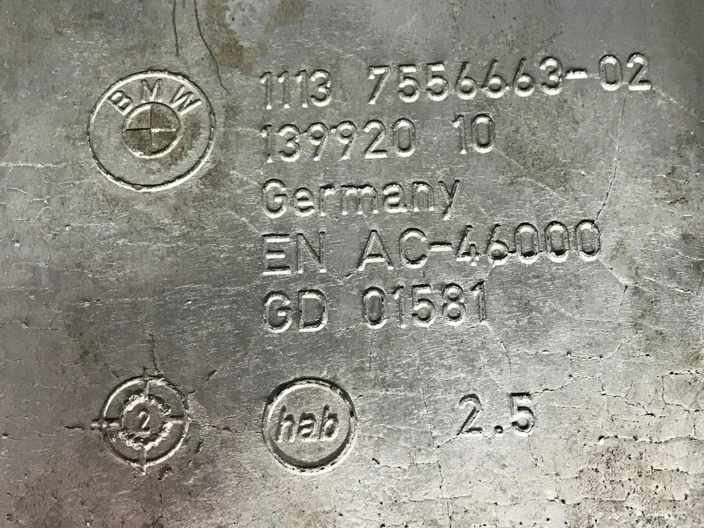 F10 N55 ENGINE OIL PAN RWD  SKU 182
