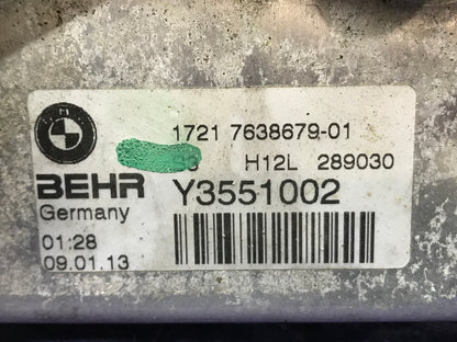 F1X TRANSMISSION OIL COOLER HEAT EXCHANGER BEHR SKU 152