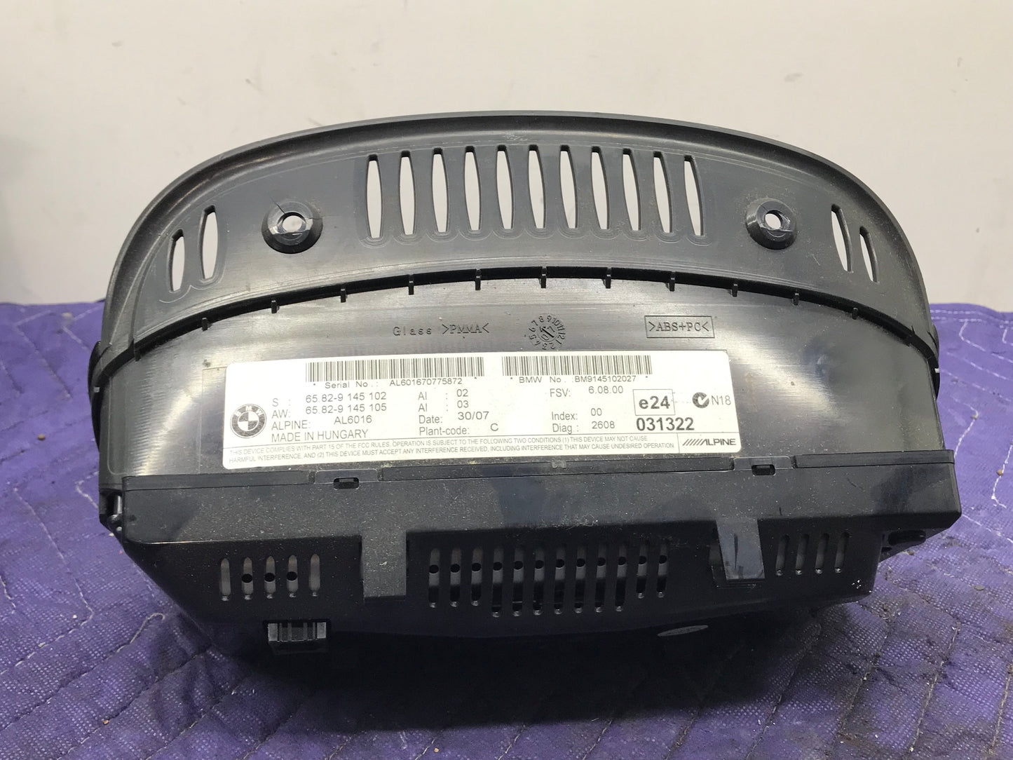 E9X DASHBOARD INFO SCREEN DISPLAY 8,8" SKU 268