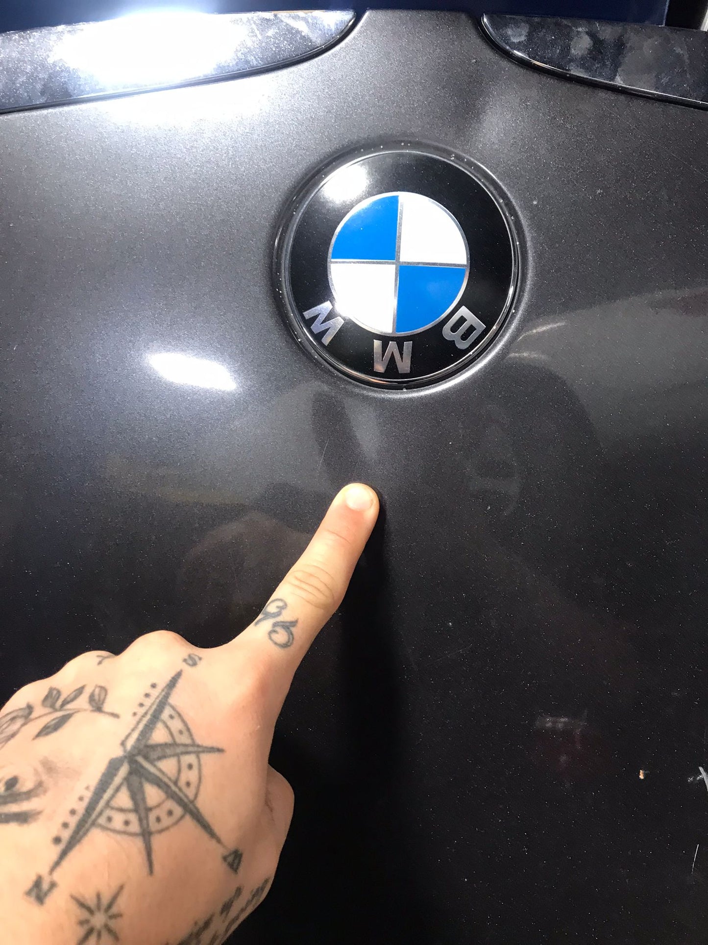 HOOD PRE LCI BMW E90 330I 2006-2011 GREY OEM  SKU 1336