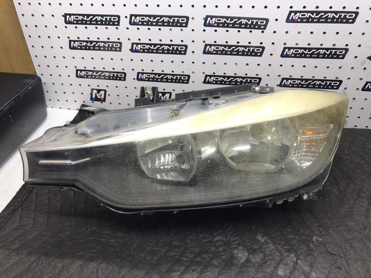HALOGEN 2012 - 2015 BMW 3 SERIES F30 LEFT LH DRIVER HEADLIGHT OEM SKU 1411