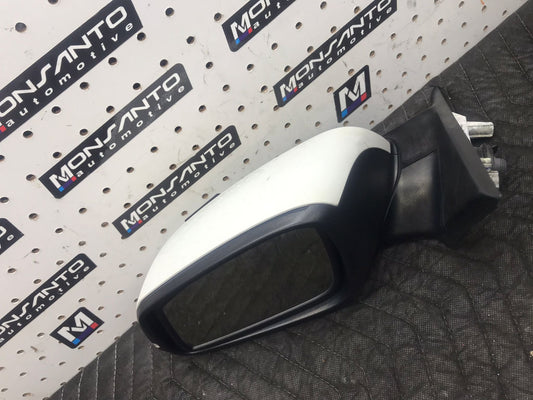 LEFT SIDE MIRROR BMW F30 328 320 OEM WHITE  SKU 1486