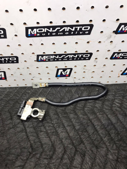 08-13 OEM BMW E82 E88 128 135 BATTERY NEGATIVE CABLE TERMINAL IBS GROUND SKU 1497