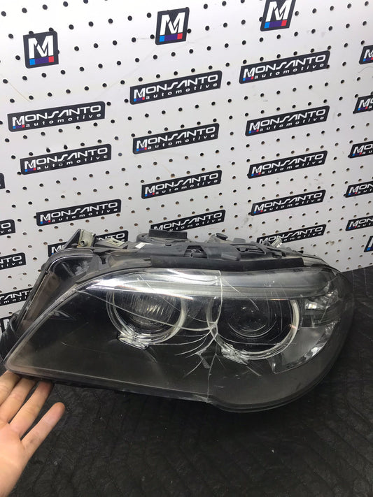 DAMAGE*  OEM 2014-2016 BMW F10 5-SERIES LEFT DRIVER SIDE XENON HID AFS HEADLIGHT SKU 1501
