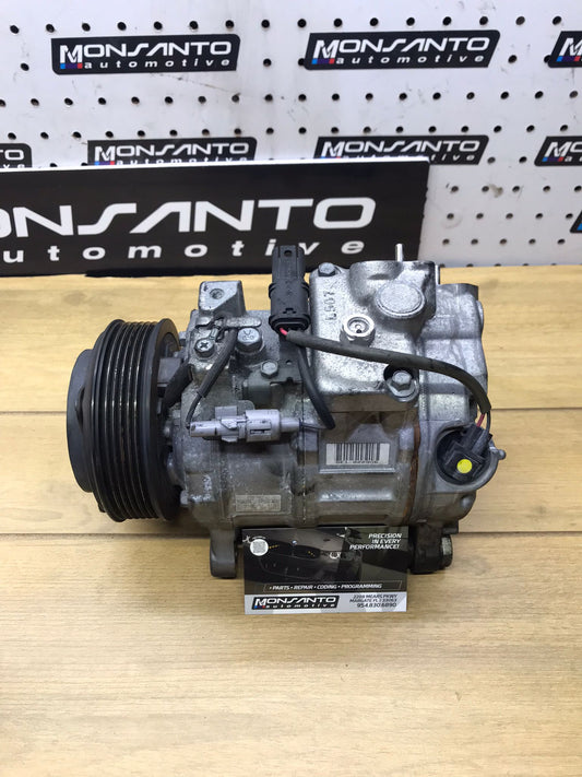 12-16 BMW 328I 428I F30 DENSO AC AIR CONDITIONING COMPRESSOR PUMP ASSEMBLY OEM SKU 1559