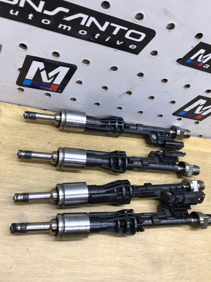 N20 N55 FUEL INJECTOR SET OF 4 OEM BMW E71 F30 F10 F01 335I 435I 535I  SKU 1673