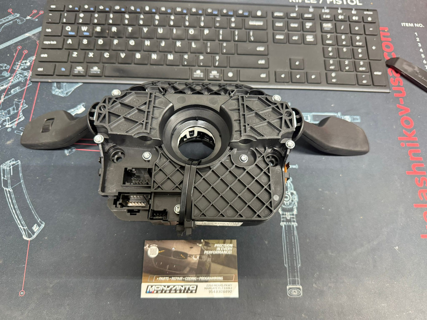 2009-17 BMW 5 SERIES CLOCKING W/ CONTROL SWITCH OEM SKU 452