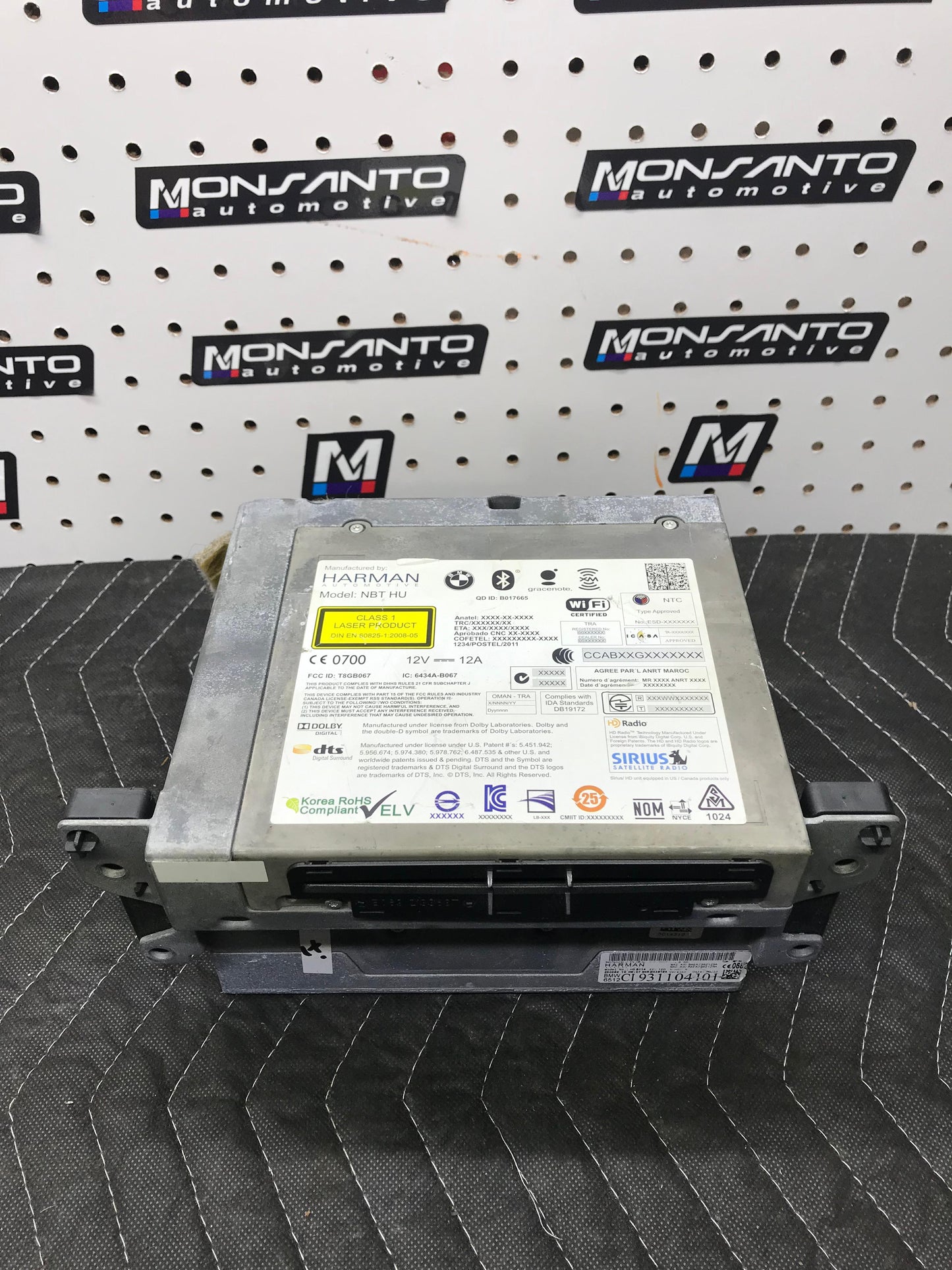 13-15 BMW F01 750I 650 X3 535I 328I AM FM CD PLAYER RADIO RECEIVER OEM GENUINE SKU 611