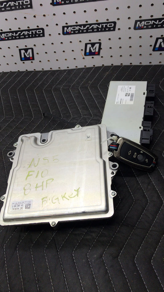 2013 2014 2015 BMW 535I 335I X3 X5 ENGINE CONTROL MODULE DME CAS KEY BMW F10 F12 F01 F02 F25 F26 SKU 647
