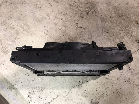 RADIATOR INTERCOOLER CONDENSER FAN COMPLETE OEM 12-16 BMW F30 F32 328I 428I N26  SKU 696