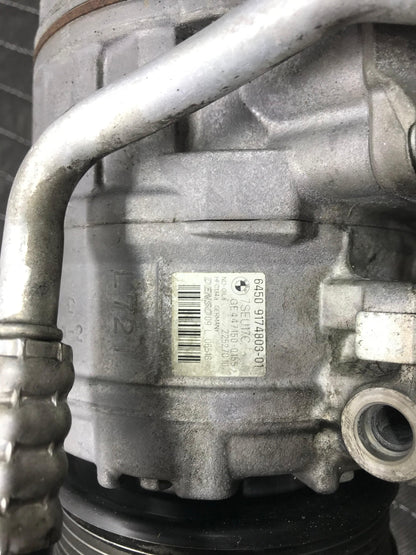 2008-2010 BMW 528I AIR CONDITIONING A/C AC COMPRESSOR OEM SKU 697
