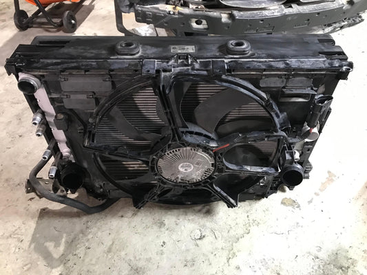 FRONT CLIP OIL COOLER, RADIADOR AND CONDENSATOR   ASSEMBLY OEM 11-16 BMW F10 535XI AWD  SKU 717
