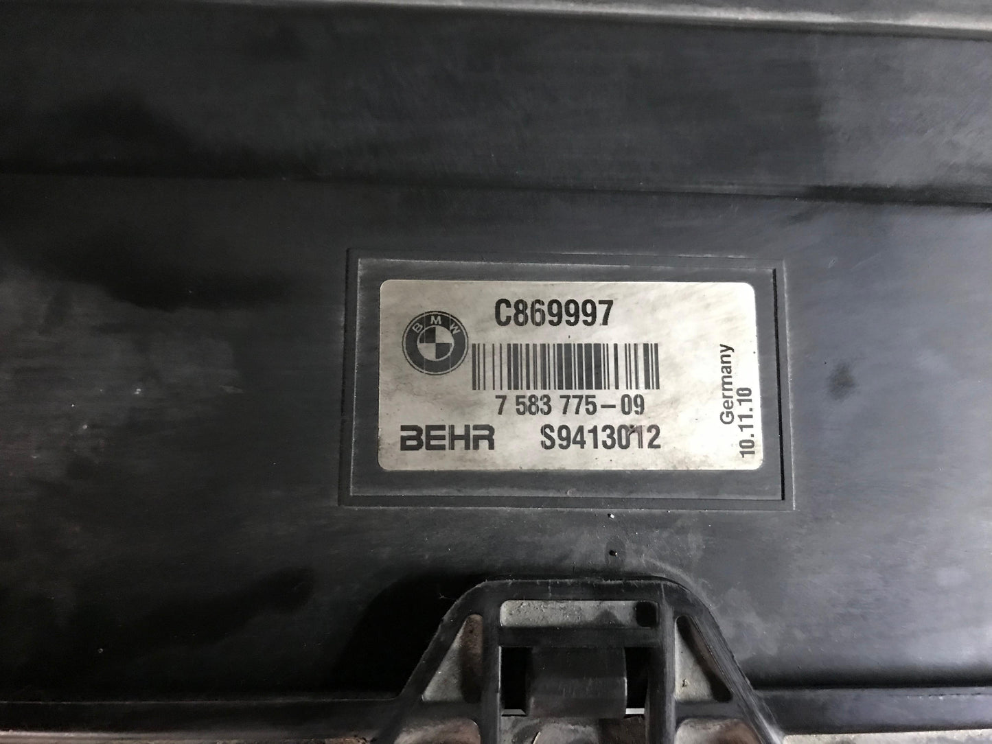 FRONT CLIP OIL COOLER, RADIADOR AND CONDENSATOR   ASSEMBLY OEM 11-16 BMW F10 535XI AWD  SKU 717
