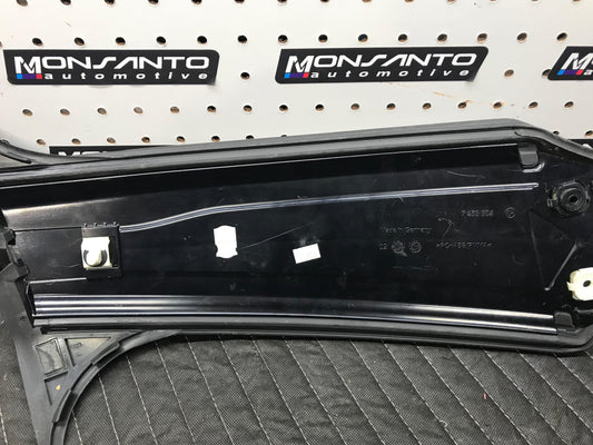 PASSENGER SIDE DOOR EXTERIOR COLUMN B TRIM COVER OEM 15-20 BMW F36 430I 440I 428 SKU 726