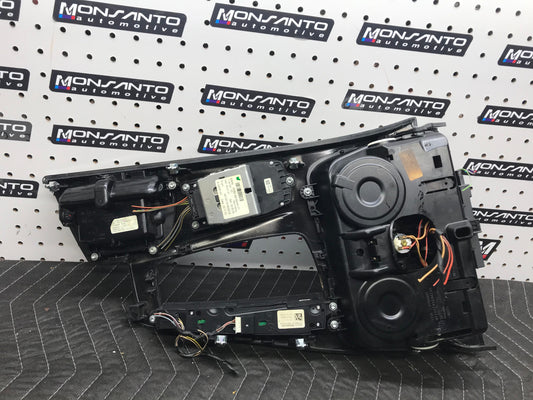 CENTER CONSOLE CUPHOLDER TRIM BEZEL WITH SWITCH OEM 11-16 BMW F10 528 535 550 SKU 794