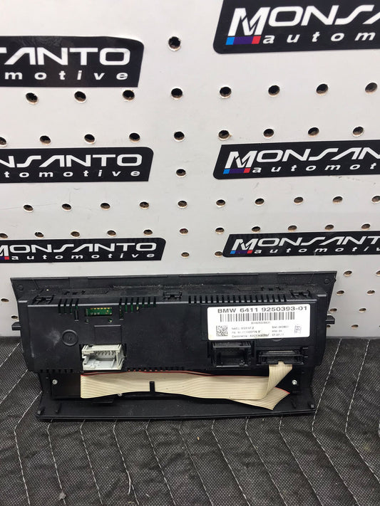 AC HEATER CLIMATE TEMPERATURE CONTROL PANEL OEM 2010 - 2012 BMW 3 SERIES E90 SKU 901