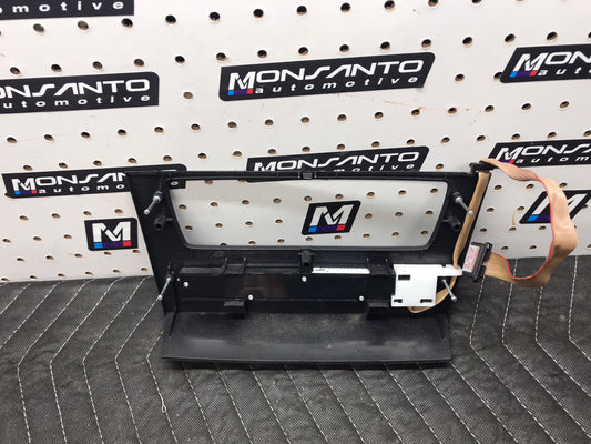 BMW E92 CENTER CONSOLE RADIO FACEPLATE COVER TRIM BUTTON SHADE SWITCH OEM SKU 947
