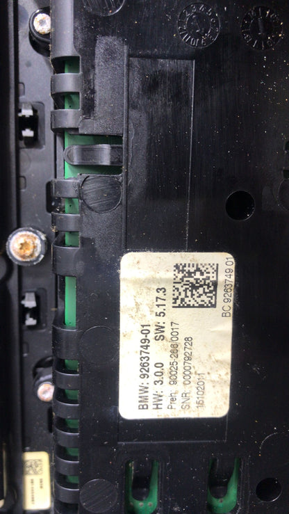 AC HEATER CLIMATE CONTROL TEMPERATURE UNIT OEM 2011-2016 BMW 528 535 550 F10 SKU 1141