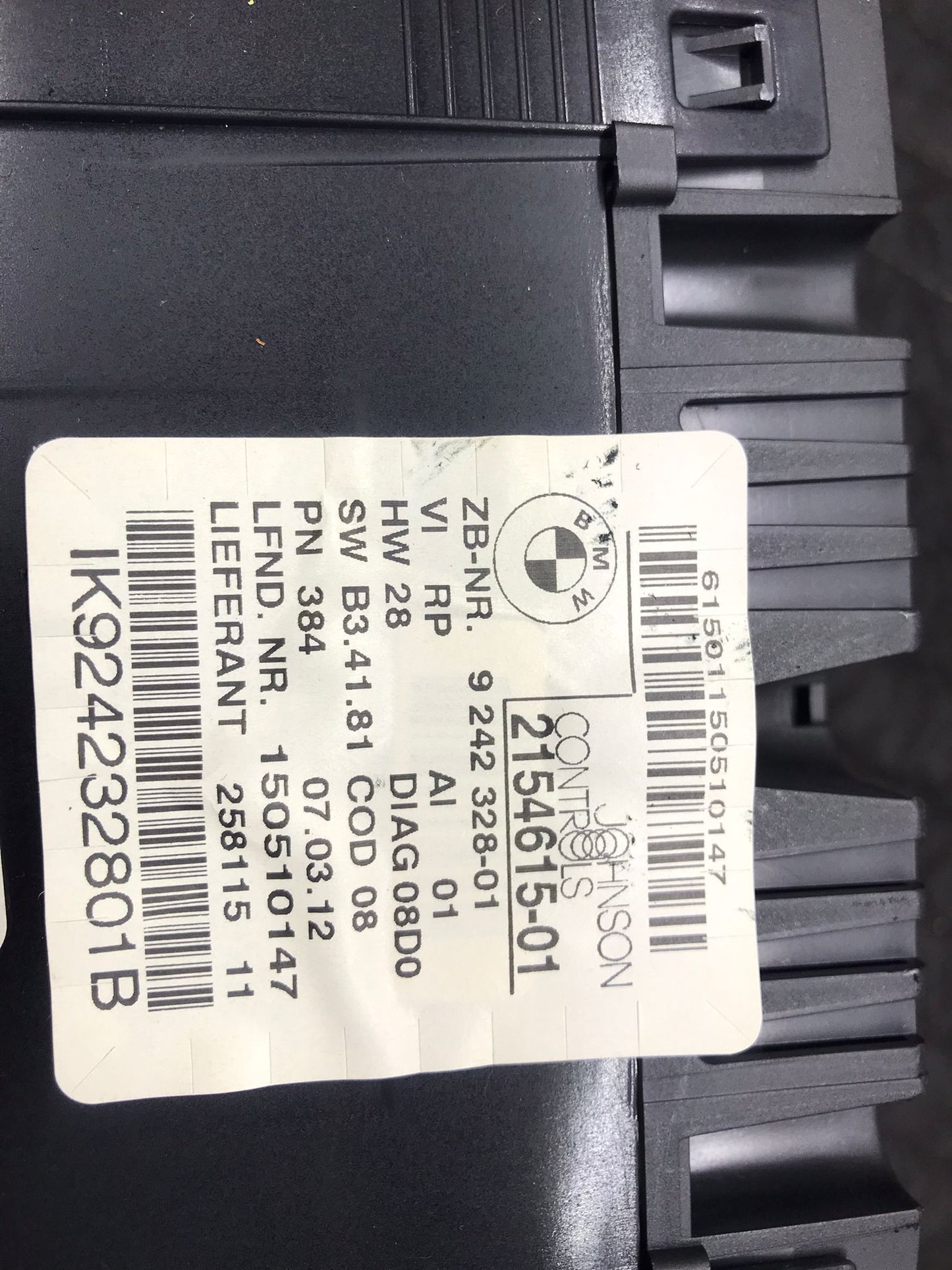 CLUSTER BMW SERIE 1 128I OEM 2012  SKU 1230
