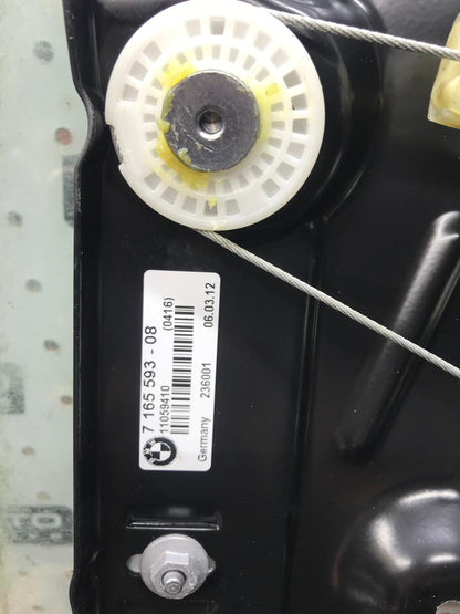 2008-13 BMW 135I 128I E88 REAR LEFT  HAND WINDOW REGULATOR W/ MOTOR SKU 1247