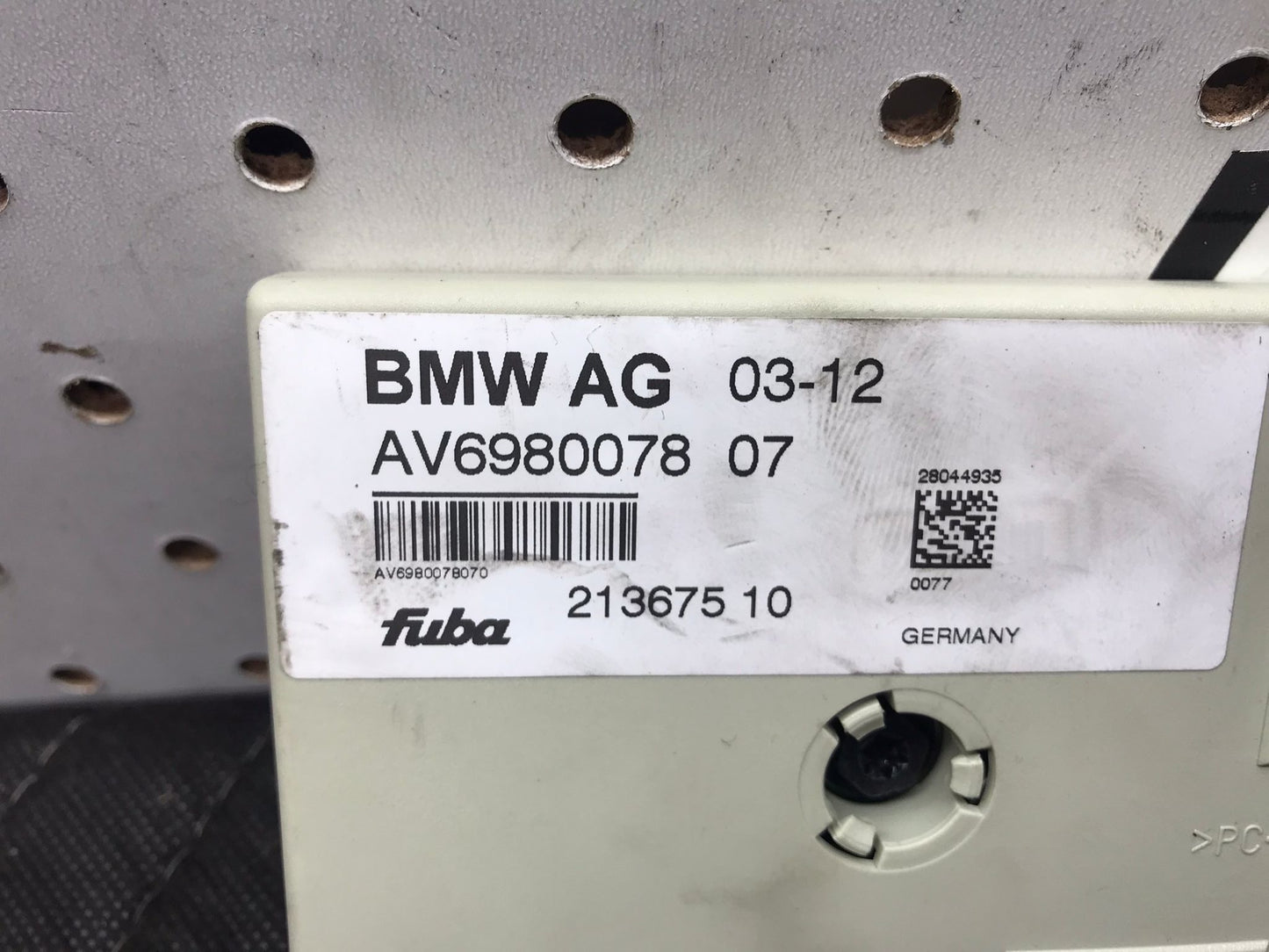 BMW 1 SERIES E88 AERIAL DIVERSITY ANTENNA AMPLIFIER AMP MODULE UNIT SKU 1270