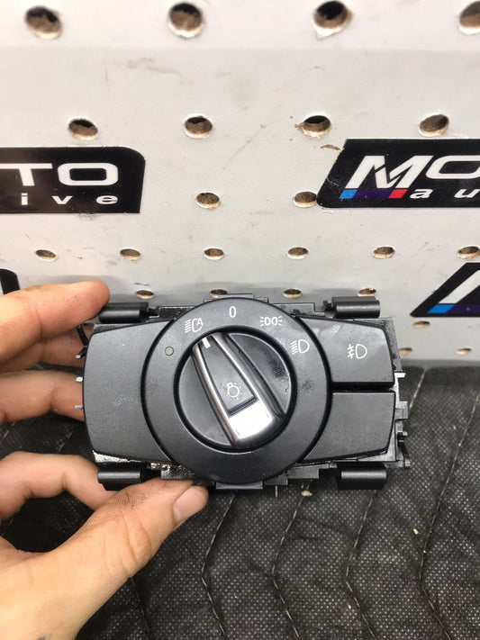 2006-12 BMW 3 SERIES 328 335 E90 HEADLIGHT CONTROL SWITCH BLACK E88 128I  SKU 1300