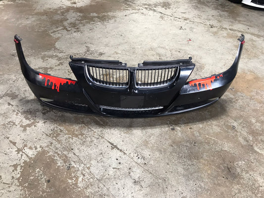FRONT BUMPER GREY BMW E90 330I 2006-2011 DEATAILS SKU 1315