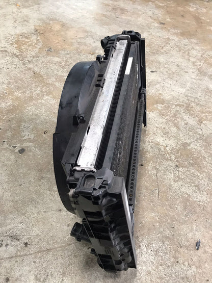 BMW E90 328I 330I OEM RADIATOR FAN WITH FRONT ENGINE OIL COOLER SKU 1317
