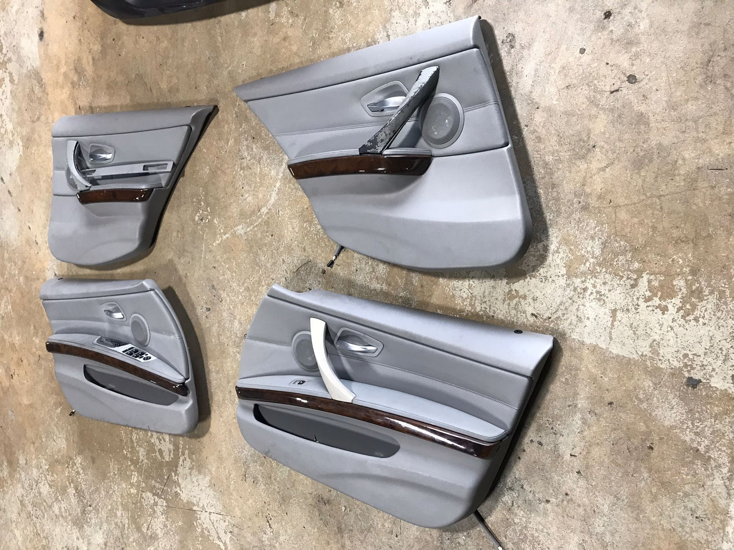 DOOR PANELS 4 DOOR GREY BMW E90 330I 2006 SKU 1318