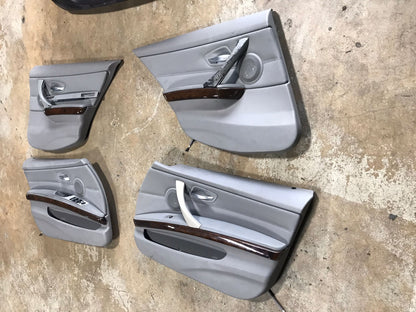 DOOR PANELS 4 DOOR GREY BMW E90 330I 2006 SKU 1318