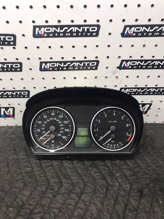 2007-2013 BMW 328I E90 E91 SPEEDOMETER CLUSTER  OEM  SKU 1321