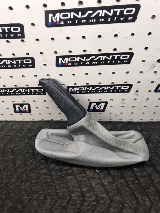 2007 BMW 335I 335XI 328XI 328I E90 PARK EMERGENCY BRAKE COVER BOOT GRAY SKU 1325