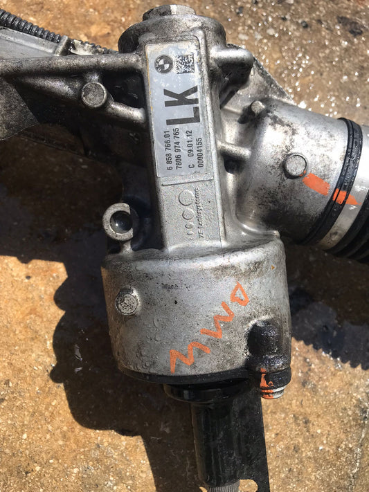 12 BMW 3 F30 F35 F31 2012 FRONT POWER STEERING RACK GEAR  SKU 1342