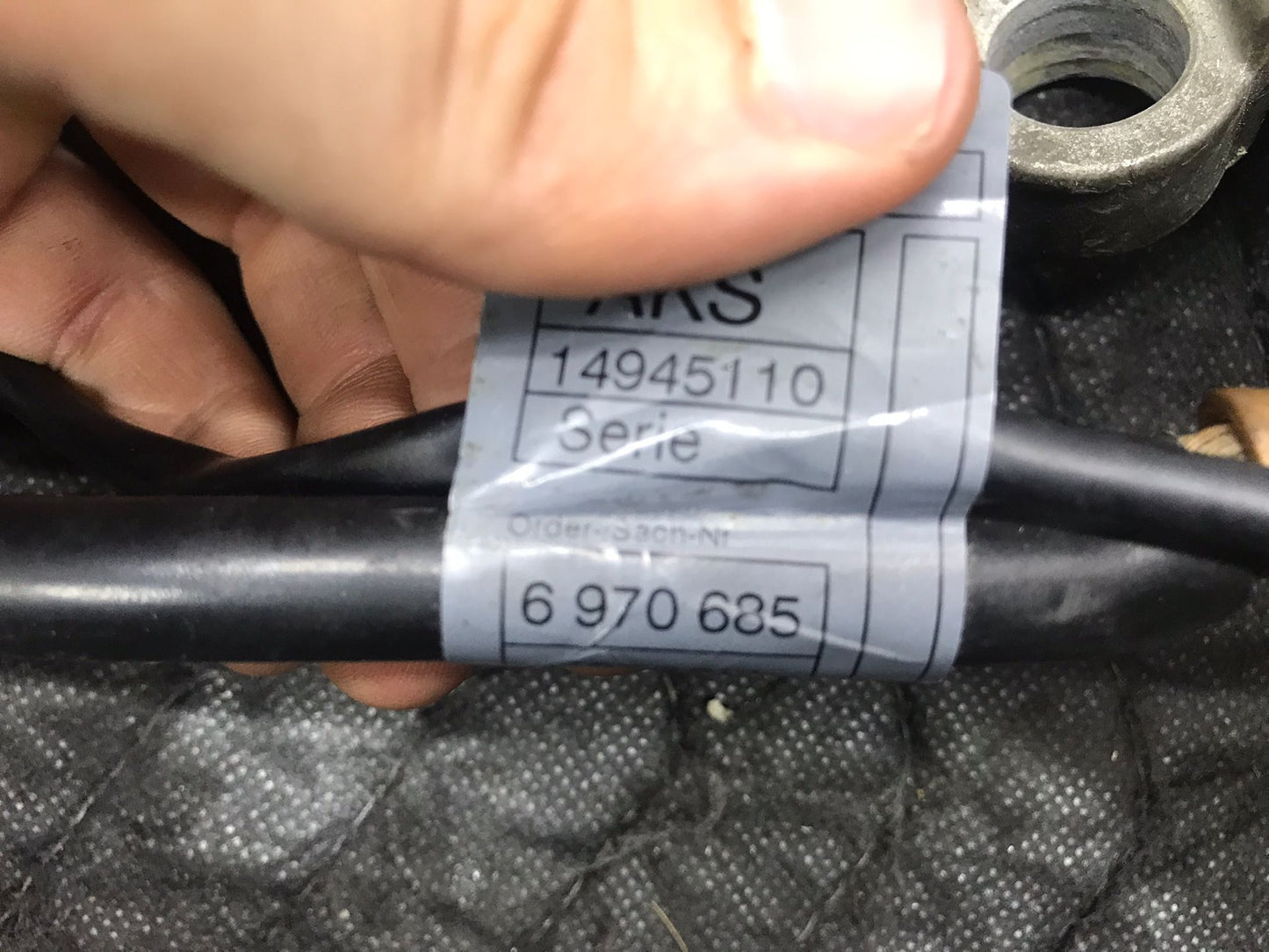 BMW E90 E92 E91 330I 335I 328I 325I 335D 323I IBS NEGATIVE BATTERY CABLE POLE SKU 1356