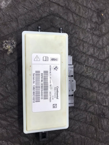 2011-16 BMW X3, F30, F10 F13 ELECTRIC CONTROL MODULE CRASH IMPACT OEM  SKU 1375
