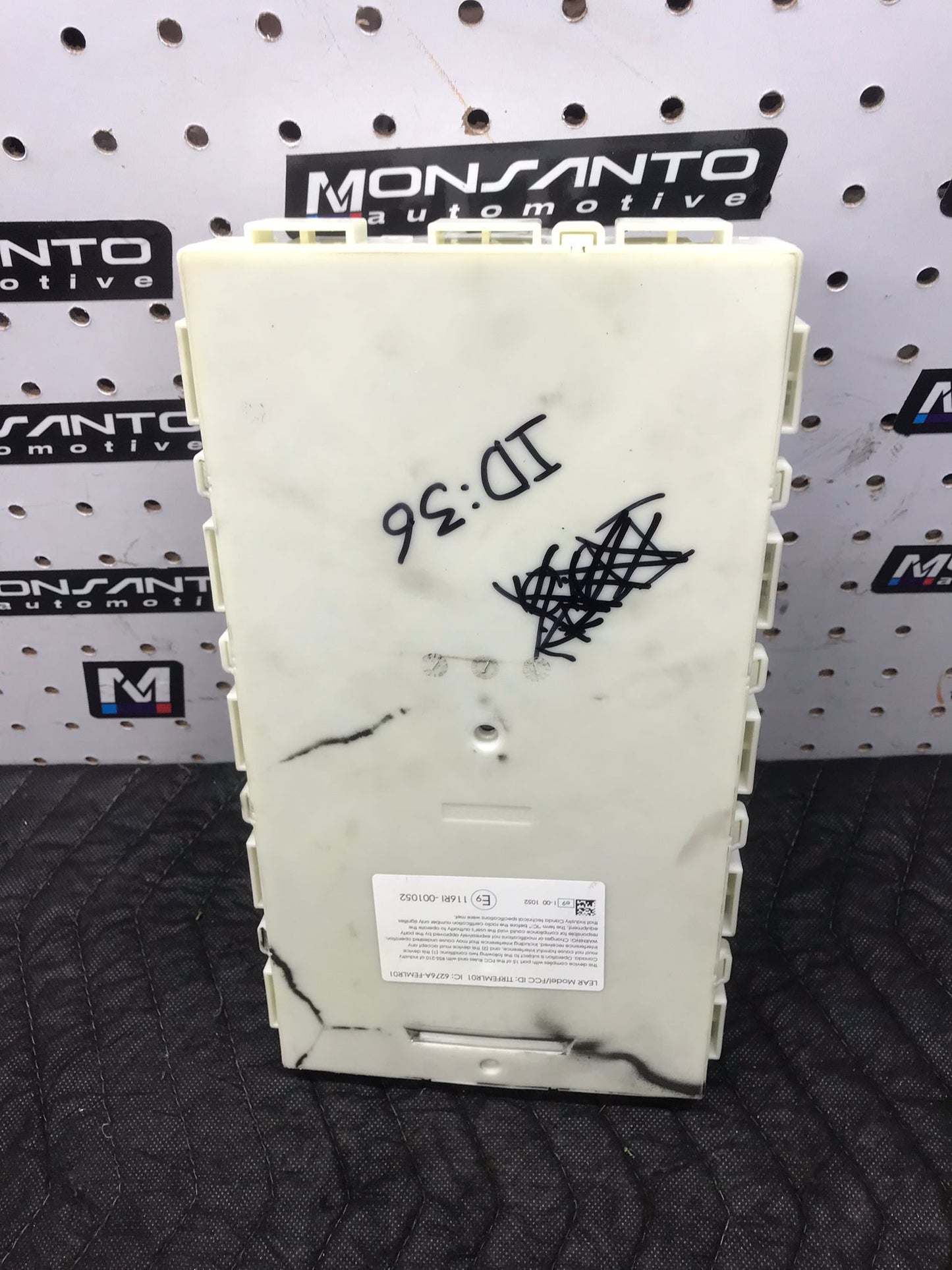 12-18 BMW F30 320I 328I FRONT BODY CONTROL COMPUTER MODULE OEM SKU 1386