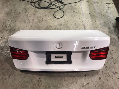 BMW 320I 335I 340I 328I F30 OEM 12-18 REAR TRUNK LID SHELL BOOT WHITE  SKU 1435