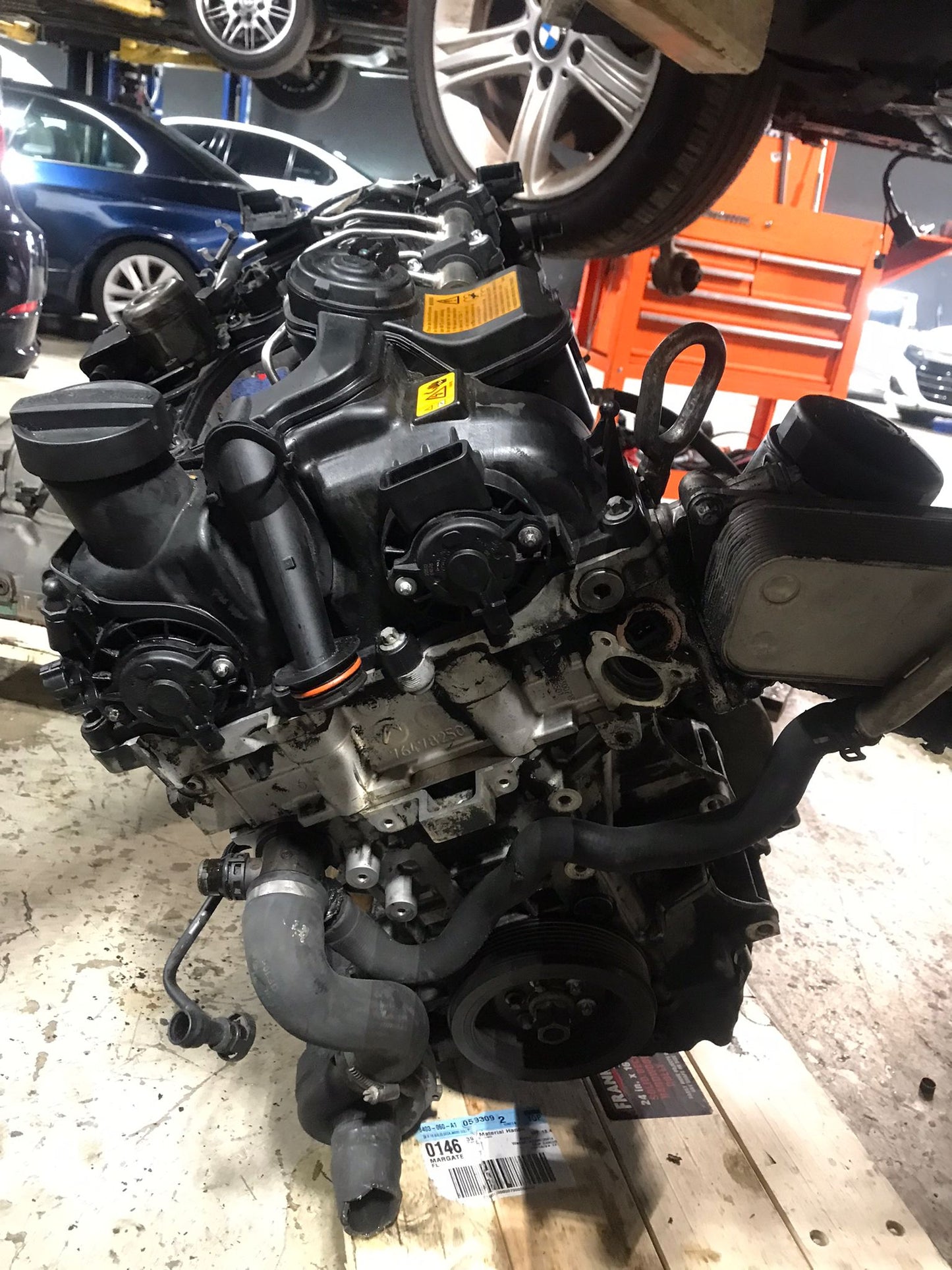 ENGINE  BMW OEM N26 328I F30 90K 2012-2015  SKU 1477